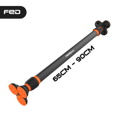 Xà Đơn Gắn Cửa FED-0228 | Kích thước 65-90cm (Chịu lực 400kg - Có chốt khóa an toàn khi gắn xà - Dễ dàng tháo lắp không cần khoan tường)