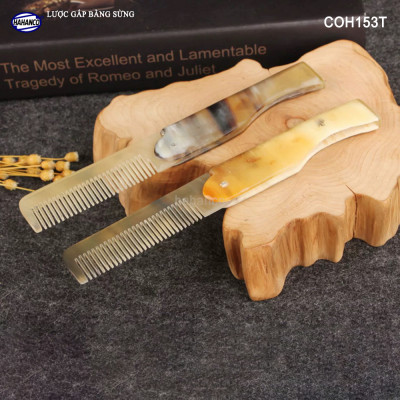 Lược Sừng Gấp Gọn - Loại Bỏ Túi Dành Cho Nam Thuận tiện Dễ sử dụng Tạo kiểu tóc - COH153T