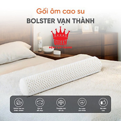 Gối Ôm Cao Su Vạn Thành Bolster VTGCSO20100 (20 x 100 cm) - Trắng