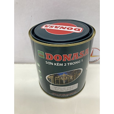 Sơn Sắt Kẽm Donasa 2 trong 1 màu DAF 5035 Trắng mờ _ 800ml