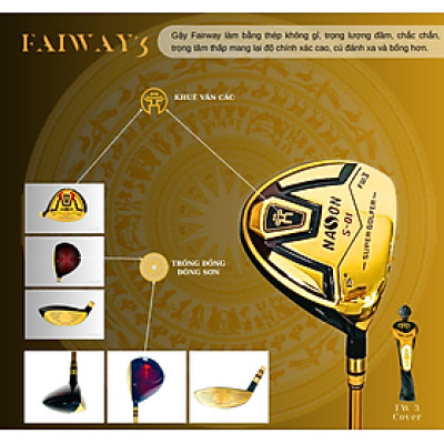 Gậy Fairway 3 - Trống đồng đông sơn | Nason Golf