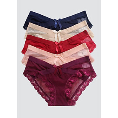 Bộ 05 Quần Lót Nữ Ren Hoa Siêu Dễ Thương QL1105 (Màu Ngẫu Nhiên)