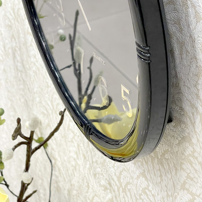 Đồng hồ treo tường Nhật Bản Rhythm CMG434NR02 Kt 28.0 x 4.3cm, 580g Vỏ nhựa. Dùng Pin.