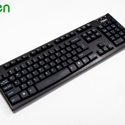 Bàn phím Gaming không dây Fuhlen L411w, Tuổi thọ 20 triệu lần nhấn, BH 2 năm, Tặng kèm pin- Hàng chính hãng