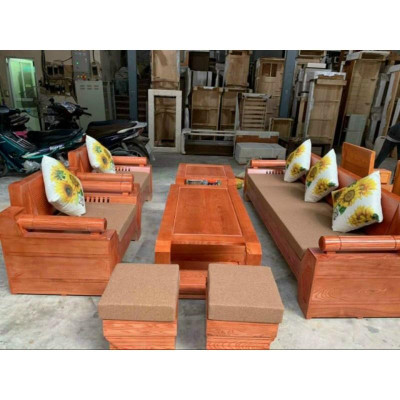 Bàn ghế phòng khách cao cấp Kim Cương Đối