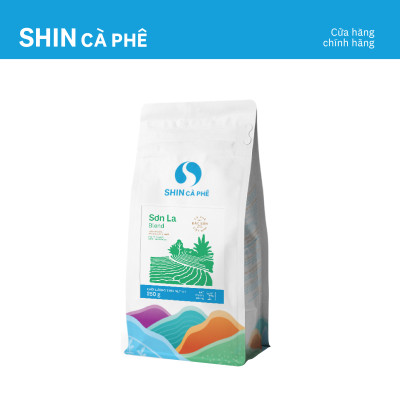 Cà phê Espresso Sơn La Blend - SHIN Cà Phê - Cà phê đặc sản - Gói 250g
