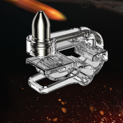 Bộ gamepad nút chơi game bắn súng hiệu Rock Shooting Game Control cho iPad và máy tính bảng thao tác cực nhạy, tương thích với các dòng game PUBG, Call Of Duty, Haflife, .... - hàng nhập khẩu