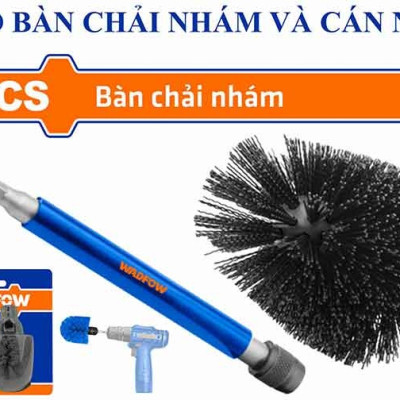 BỘ BÀN CHẢI NHÁM VÀ CÁN NỐI WND3401 WADFOW - HÀNG CHÍNH HÃNG