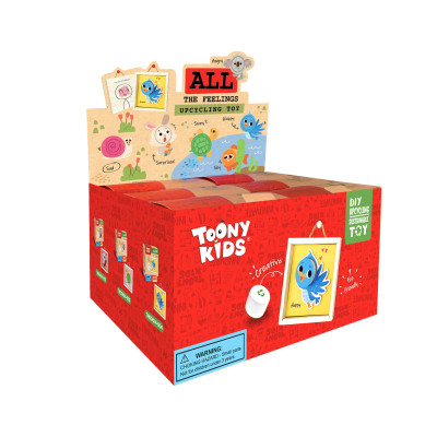 Bộ Đồ Chơi DIY TOONYKIDS Thú Cảm Xúc All The Feel Happy TN00424-004 [Tặng Kèm Sticker]
