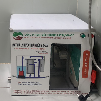 (Hàng chính hãng) Máy lọc nước thải Litero ACE1000I xử lý nước thải Phòng khám đa khoa công nghệ oxy hoá bậc cao kết hợp lọc nano và than hoạt tính 1 bộ