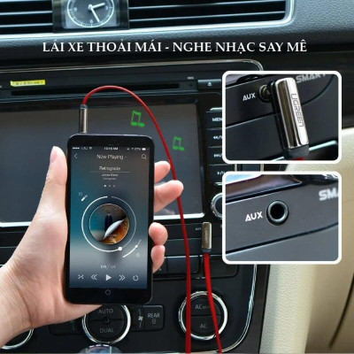 Ugreen UG10798AV119TK 1M Đỏ Cáp âm thanh 2 đầu 3.5mm dương chữ L dây dẹt - HÀNG CHÍNH HÃNG