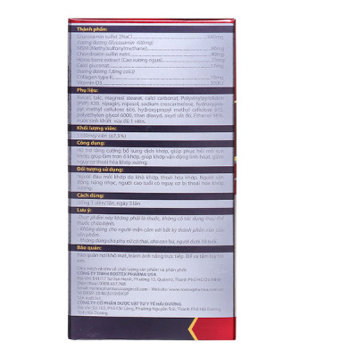 Viên Xương Khớp Maxxglu HDPHARMA giảm đau nhức xương khớp - 60 viên [Maxxglu ]