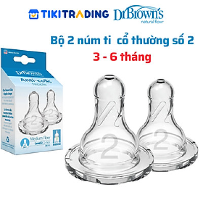 Bộ 2 núm ti Dr.Brown