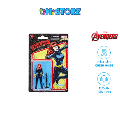 Đồ chơi siêu anh hùng Legends Retro Black Widow 9.5 cm Avengers F3818