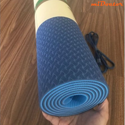 Thảm Yoga TPE 2 Lớp Siêu Dày 10mm (±0.5mm)  - Thảm Tập Yoga Định Tuyến TPE 2 Lớp Siêu Siêu Dày 10mm (±0.5mm) Chính Hãng miDoctor – Tặng Bao Đựng Thảm + Dây Buộc Thảm Tập Yoga