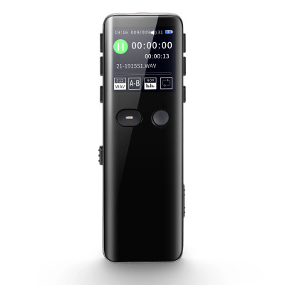 ROGTZ - Máy Ghi Âm Kỹ Thuật Số GA330/V33 Bộ nhớ 8Gb Pin Lithium 280mAh 20h Loại bỏ tạp âm Loa ngoài Hi-Fi Ghi âm rảnh tay Lưu trữ thông minh Bảo vệ mật khẩu Kết nối dễ dàng USB2.0 Định dạng WAV MP3 Phát nhạc WMA FLAC MPO3 APE OGG - Hàng Chính Hãng