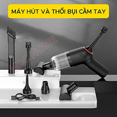 Máy Hút Bụi Cầm Tay Không Dây, Máy Hút Bụi Ô Tô, Máy Tính, Giường Nệm, Lông Chó Mèo -  Hàng Nhập Khẩu