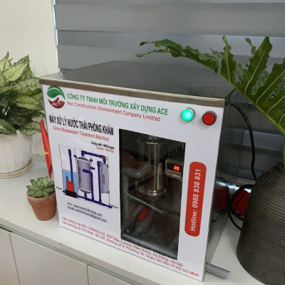 (Hàng chính hãng) Máy lọc nước thải Litero ACE1000I xử lý nước thải Phòng khám chuyên khoa nhi công nghệ oxy hoá bậc cao kết hợp lọc nano và than hoạt tính 1 bộ