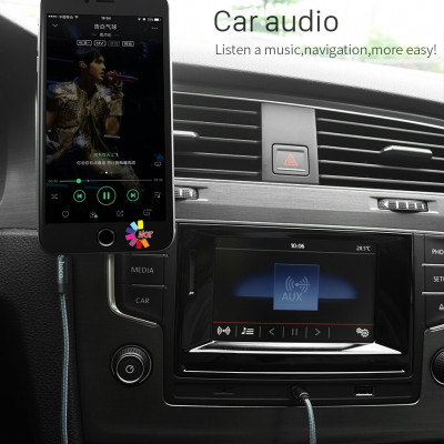 Hoco- Cáp Audio 2 đầu 3.5mm UPA04 Dài 1m - Hàng Chính Hãng