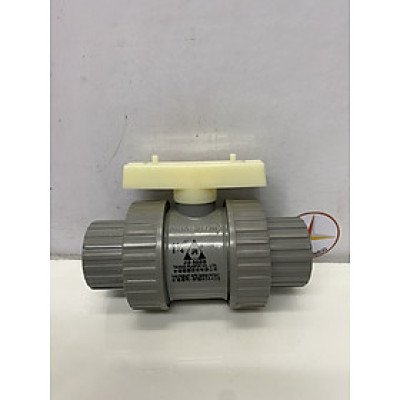 Van hai (2) đầu rắc co 42 nhựa PVC Jiarong _ UB012