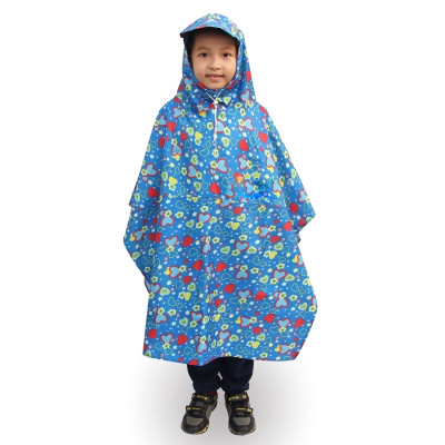 Áo mưa bít trùm toàn thân  cho bé trai  và  bé gái  từ  4 - 7 tuổi  , vải dù  chống thấm  ,  giữ ấm cho các bé  , kèm túi đựng xinh xắn , giao màu ngẫu nhiên