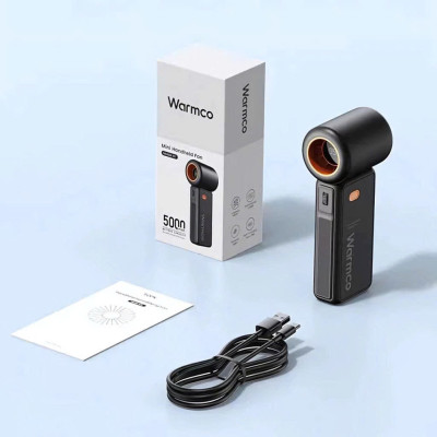 Quạt Cầm Tay Warmcro 5000mAh – 100 Cấp Gió Siêu Mát, Pin Trâu, Nhỏ Gọn Mang Theo Mọi Nơi - Hàng Nhập Khẩu