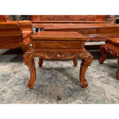 Bộ bàn ghế hoàng gia luxury gỗ hương đá mẫu mới 2022