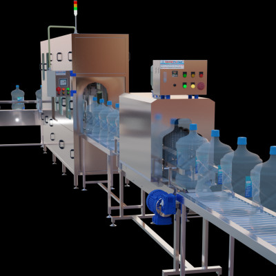 Dây chuyền sản xuất nước uống đóng bình 20 lít - Hàng chính hãng