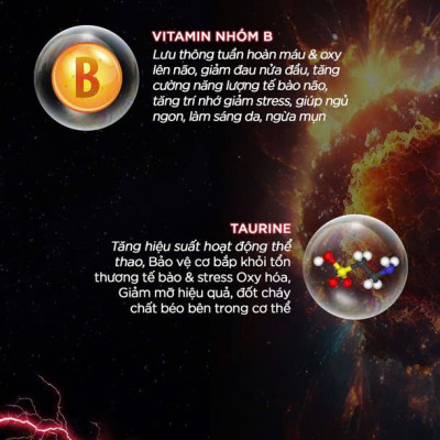 DMAXX thức uống bổ sung vitamin năng lượng không đường DAMODE 45 gói màu đỏ mỗi gói 2,2gr