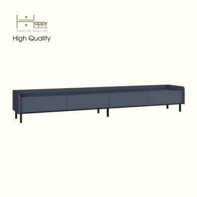 [Happy Home Furniture] LAVIA, Kệ TV 4 ngăn kéo - chân sắt, 220cm x 40cm x 34cm ( DxRxC), KTV_045