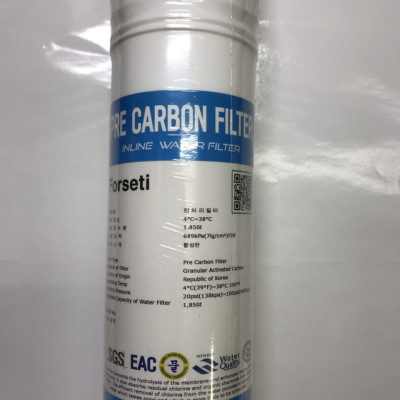 Lõi lọc nước Pre Carbon, Nhập khẩu hàn quốc, dùng cho máy sử dụng lõi nối nhanh - Hàng chính hãng Forseti