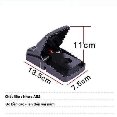 Bẫy Chuột Thông Minh Hàm Cá Sấu Thế Hệ Mới Kèm Lò Xo Đàn Hồi Với Độ Nhạy Cao Bẫy Được Các Loại Chuột Nhỏ Và Vừa, Dễ Sử Dụng Và An Toàn