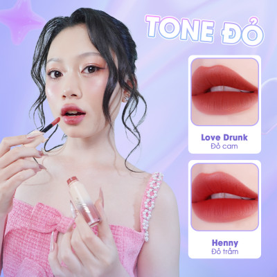 Son Nhung myKella Chất Nhung Mịn Mượt, Dưỡng Môi Nhẹ Tênh - KISSABLE VELVET LIP CREAM 5ml
