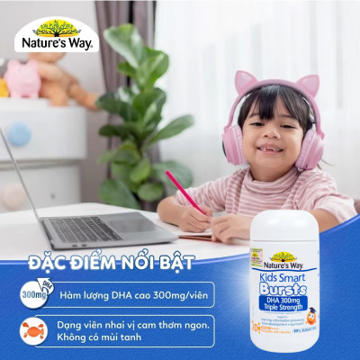 Viên Nhai DHA Cho Bé Nature