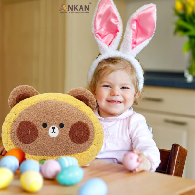 Chăn Gối Văn Phòng Cao Cấp ANKAN (15 LỰA CHỌN), Gấu Mềm Mịn, Thời Trang, Thiết Kế Hiện Đại, Xinh Xắn