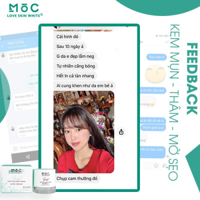 KEM NGỪA MỤN THÂM - MỜ SẸO - COLLAGEN /20G - MỘC