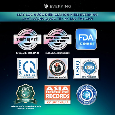 Máy Lọc Nước Điện Giải iON Kiềm EVERKING EKSignature-125 - Hàng Chính Hãng