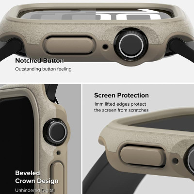 Ốp dành cho Apple Watch 10 RINGKE Onyx 46mm - Hàng Chính Hãng