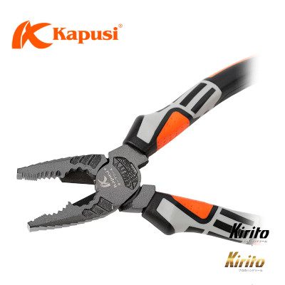 Kìm điện Nhật Kapusi cao cấp kiểu đức thép CRV cao cấp, trợ lực 30%