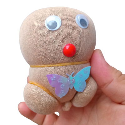 Búp bê đầu cỏ sản phẩm trang trí phòng khách bàn làm việc hoặc cho trẻ chăm sóc cây khám phá sự phát triển của cây hướng trẻ yêu thiên nhiên