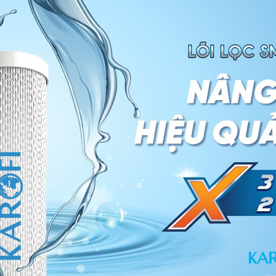 Lõi Lọc Thô Số 3 KAROFI SMAX PRO 3 - Hàng Chính Hãng