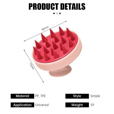 Lược gội đầu silicone - Massage da đầu, giảm ngứa, giảm gàu tăng cường tuần hoàn máu giảm gãy rụng tóc