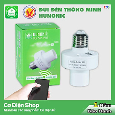 Đui Đèn Thông Minh Hunonic [ Điều Khiển Từ Xa Bằng Điện Thoại Qua Wifi ] Cơ Điện Shop
