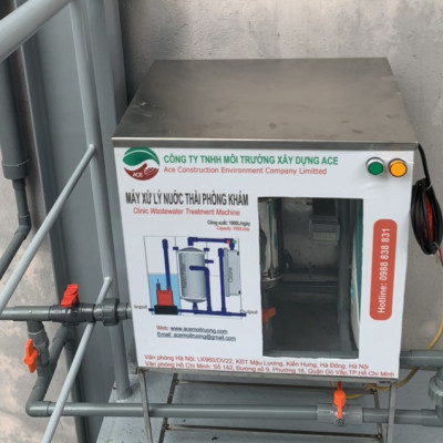 (Hàng chính hãng) Máy lọc nước thải Litero ACE1000I xử lý nước thải Phòng khám tư vấn sức khỏe công nghệ oxy hoá bậc cao kết hợp lọc nano và than hoạt tính 1 bộ