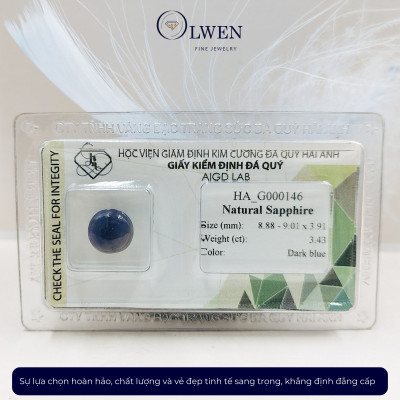 Viên đá Sapphire thiên nhiên HA-G000146