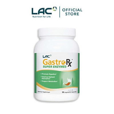 VIÊN UỐNG BỔ SUNG ENZYME HỖ TRỢ TIÊU HÓA LAC GASTRORX SUPER ENZYMES (90 VIÊN)