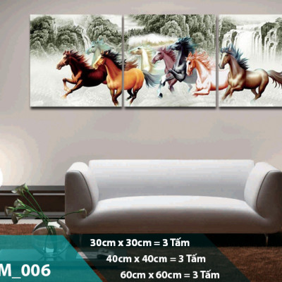 Tranh treo Tường Mã đáo JM_006- Tranh treo phòng khách đẹp