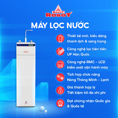 MÁY LỌC NƯỚC NÓNG THÔNG MINH LẠNH ROBOT UltraQC-6U - Hàng Chính Hãng