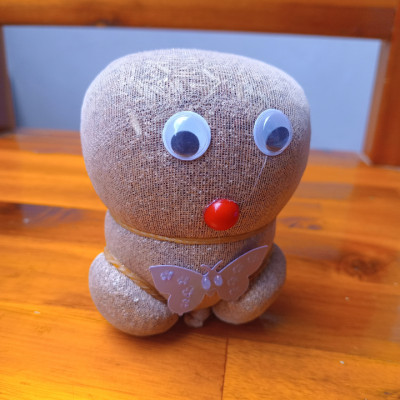 Búp bê đầu cỏ sản phẩm trang trí phòng khách bàn làm việc hoặc cho trẻ chăm sóc cây khám phá sự phát triển của cây hướng trẻ yêu thiên nhiên