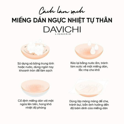 Miếng dán ngực sinh nhiệt tự thân Hàn Quốc - cơ chế tự dính khít khi tiếp xúc với bề mặt da có nhiệt BẢN TO 8CM - 1 CẶP